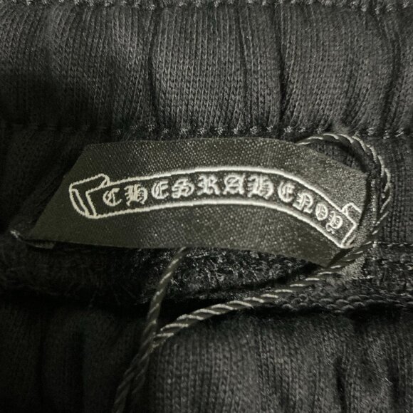 Black Chromeheart Embroider Sweat Shorts - Picture 6 of 6